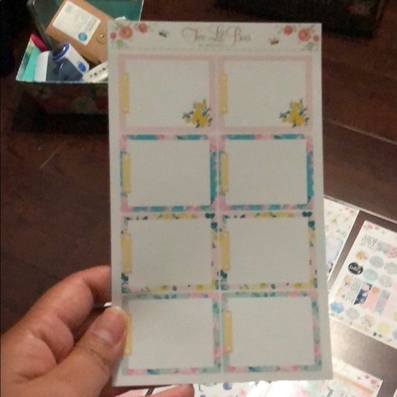 9 sheets of Two Lil Bees planner stickers. - Picture 2 of 8